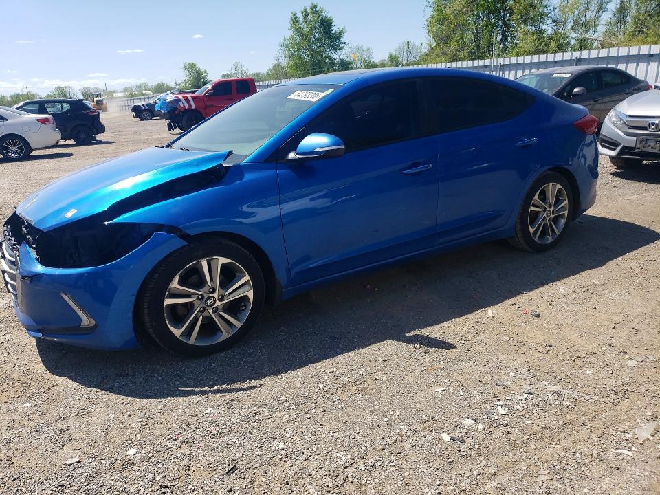 2017 HYUNDAI ELANTRA — VIN KMHD84LF2HU266010