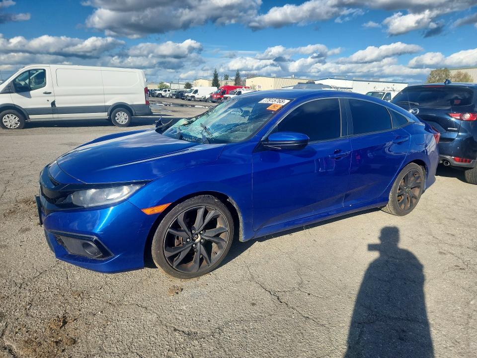 2020 HONDA CIVIC — VIN 19XFC2F80LE211527