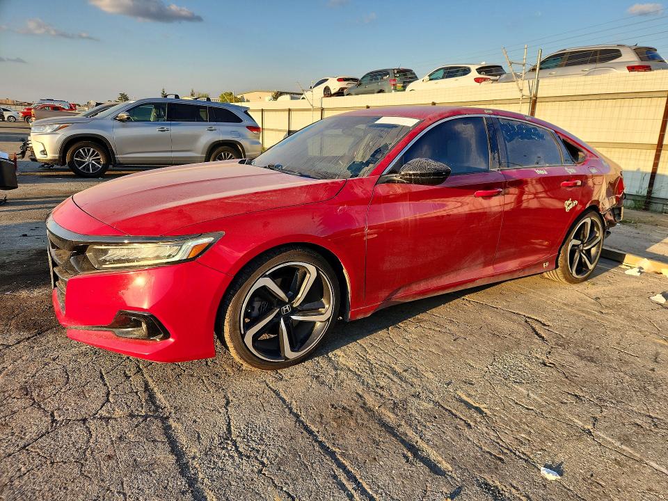 2021 HONDA ACCORD — VIN 1HGCV1F38MA119602