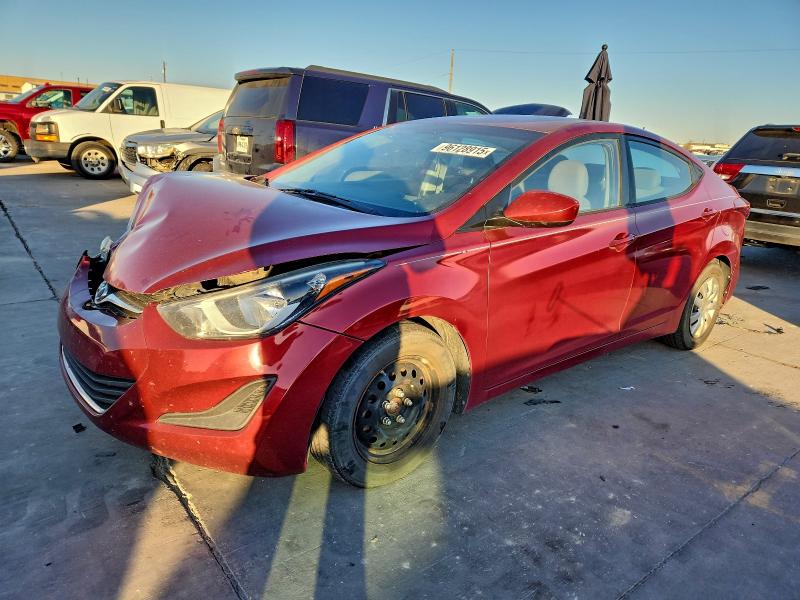 2016 HYUNDAI ELANTRA SE — VIN 5NPDH4AE3GH764613