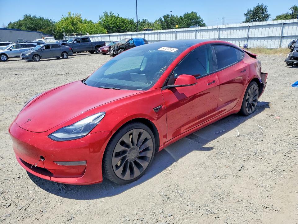 2022 TESLA MODEL 3 — VIN 5YJ3E1EC7NF132348