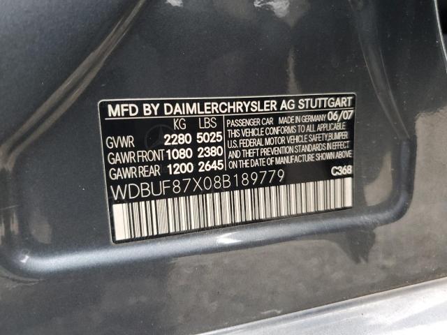 WDBUF87X08B189779