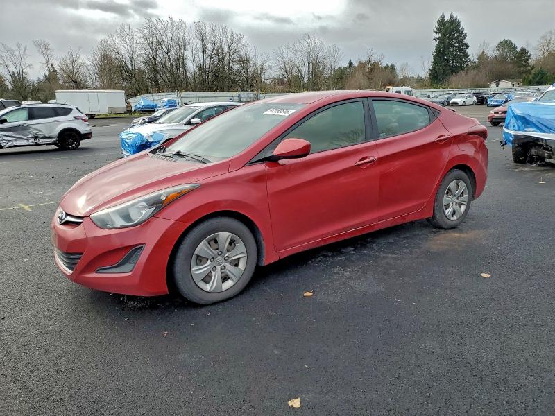 2016 HYUNDAI ELANTRA SE — VIN KMHDH4AE9GU489184