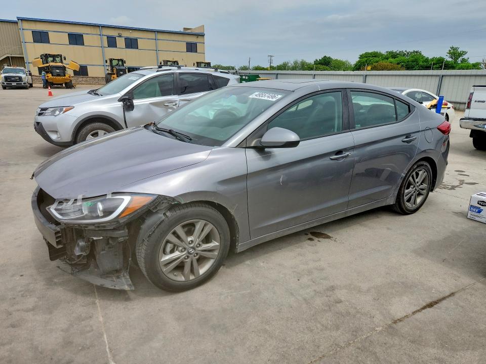 2018 HYUNDAI ELANTRA — VIN 5NPD84LF5JH317942
