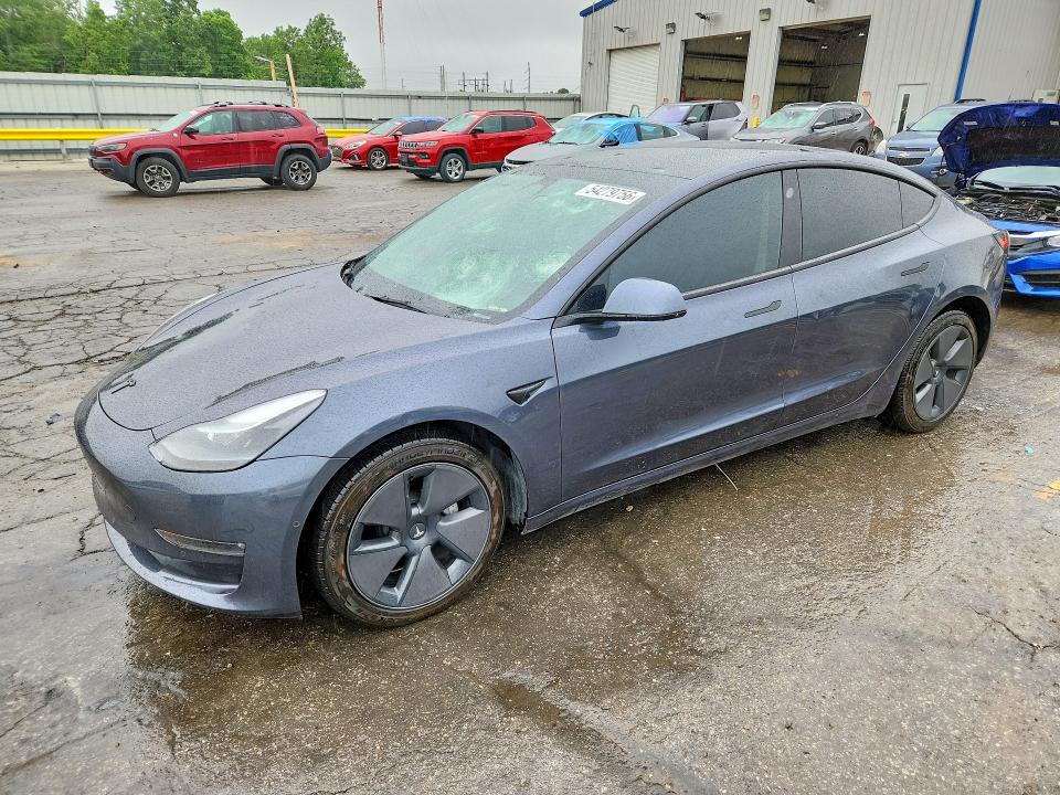 2022 TESLA MODEL 3 — VIN 5YJ3E1EB5NF123767