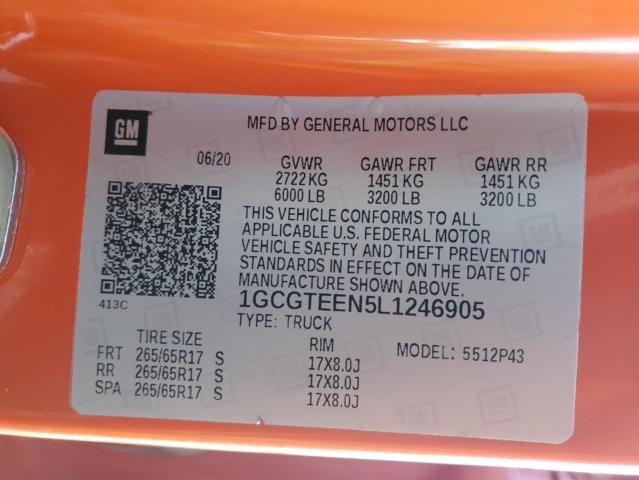 1GCGTEEN5L1246905