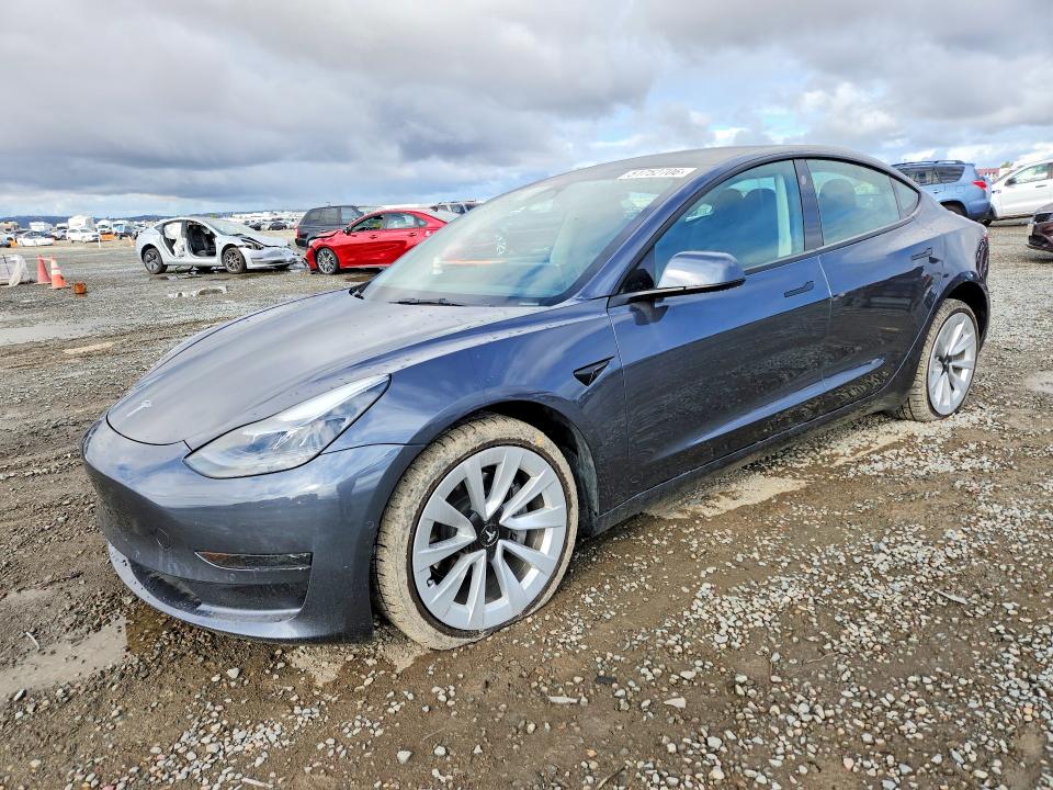 2022 TESLA MODEL 3 — VIN 5YJ3E1EA4NF299071
