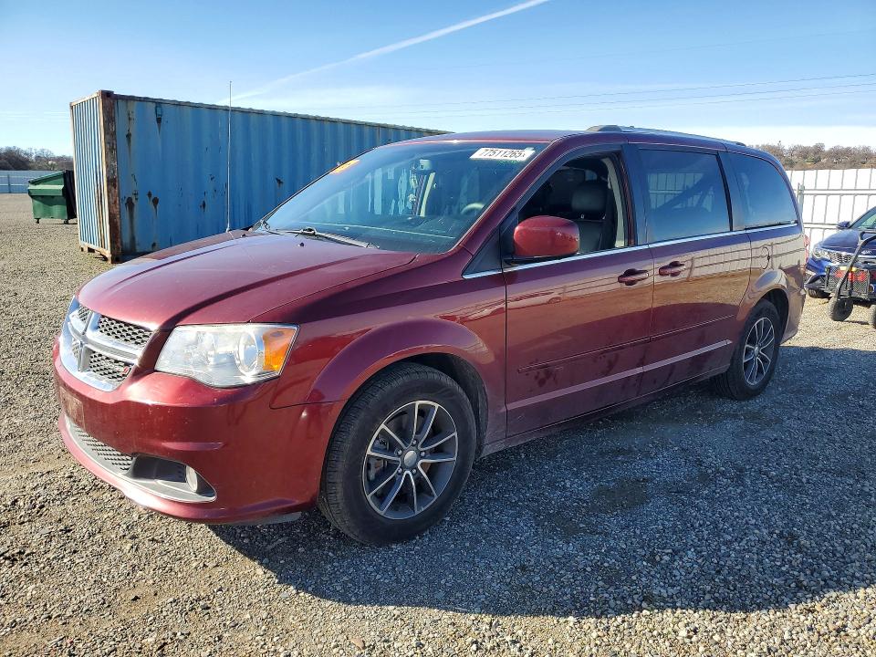 2017 DODGE GRAND CARAVAN — VIN 2C4RDGCG6HR616610