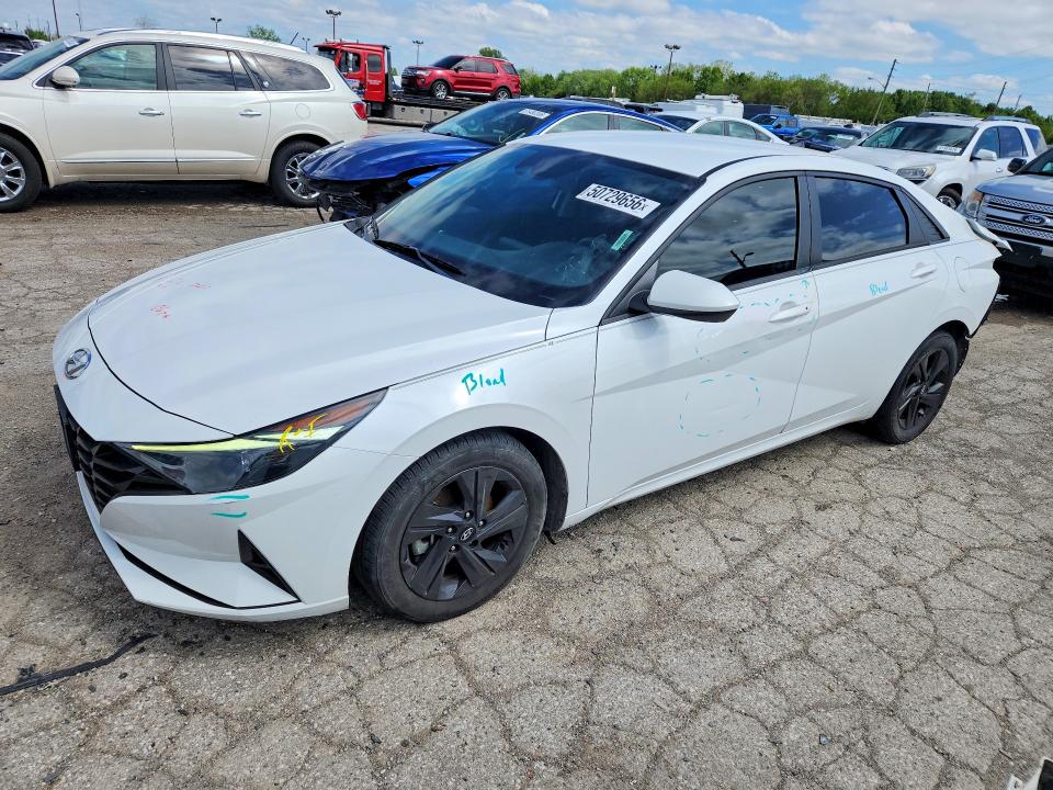 2021 HYUNDAI ELANTRA — VIN 5NPLM4AG1MH008170