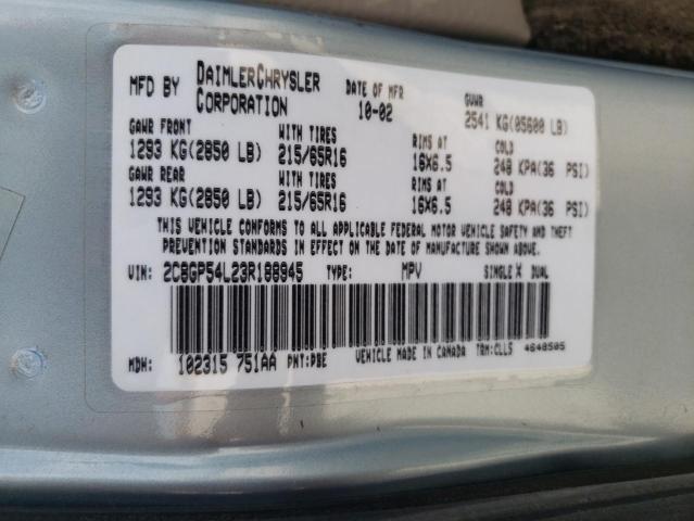 2C8GP54L23R188945