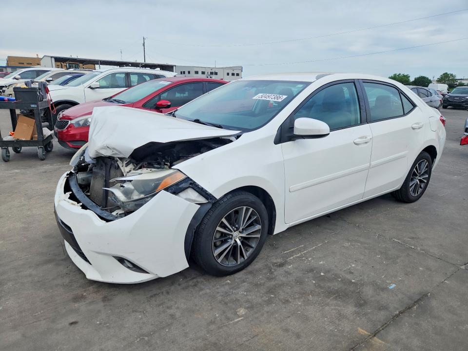 2016 TOYOTA COROLLA — VIN 5YFBURHE3GP499300