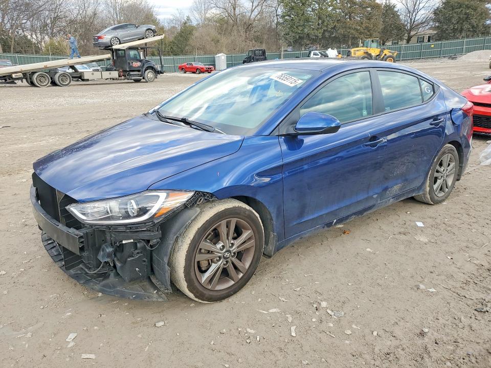 2018 HYUNDAI ELANTRA SE — VIN 5NPD84LF7JH221634