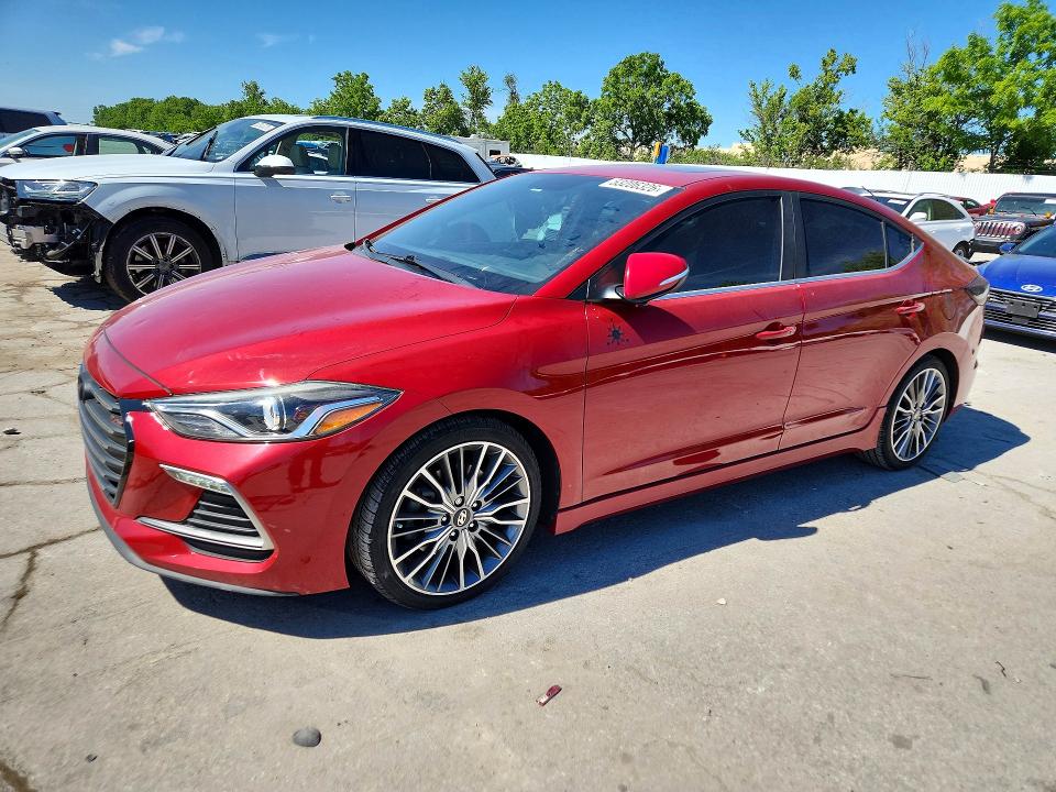 2018 HYUNDAI ELANTRA — VIN KMHD04LB4JU677676