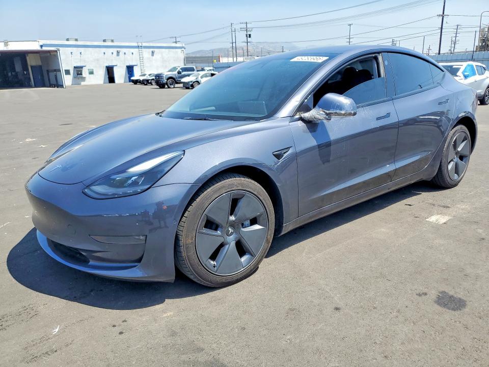 2022 TESLA MODEL 3 — VIN 5YJ3E1EBXNF233181