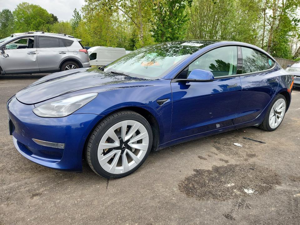 2022 TESLA MODEL 3 — VIN 5YJ3E1EA4NF369491