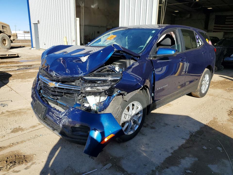 2022 CHEVROLET EQUINOX — VIN 3GNAXUEV2NL152052
