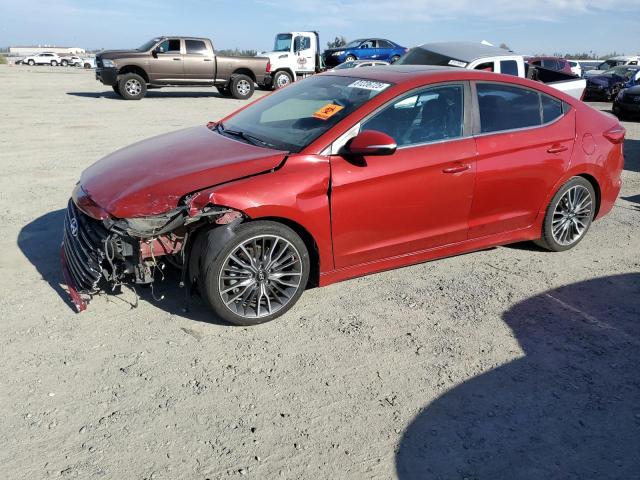 2018 HYUNDAI ELANTRA — VIN KMHD04LB0JU525863