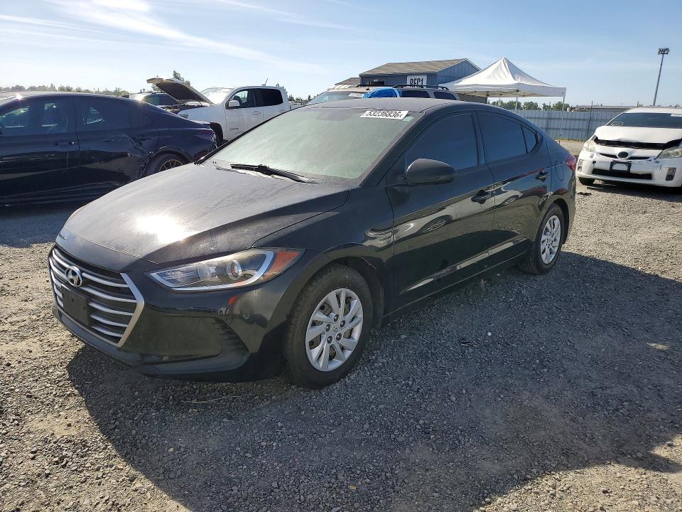 2018 HYUNDAI ELANTRA — VIN 5NPD74LF7JH324135