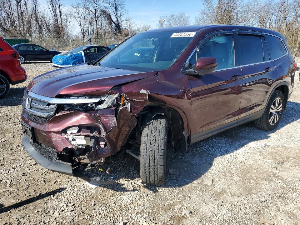 2016 HONDA PILOT — VIN 5FNYF6H37GB053664