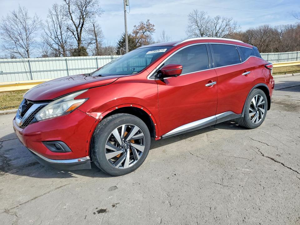 2017 NISSAN MURANO — VIN 5N1AZ2MG4HN165993