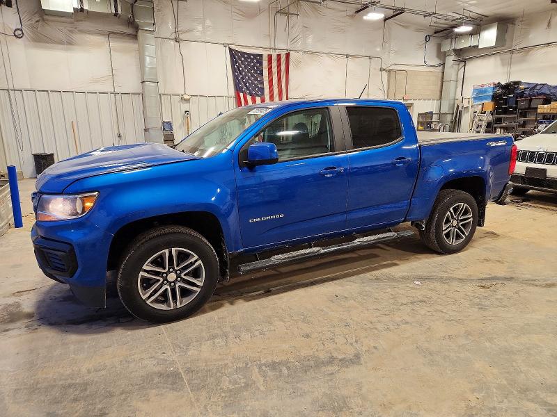 2021 CHEVROLET COLORADO — VIN 1GCGTBEN8M1226051
