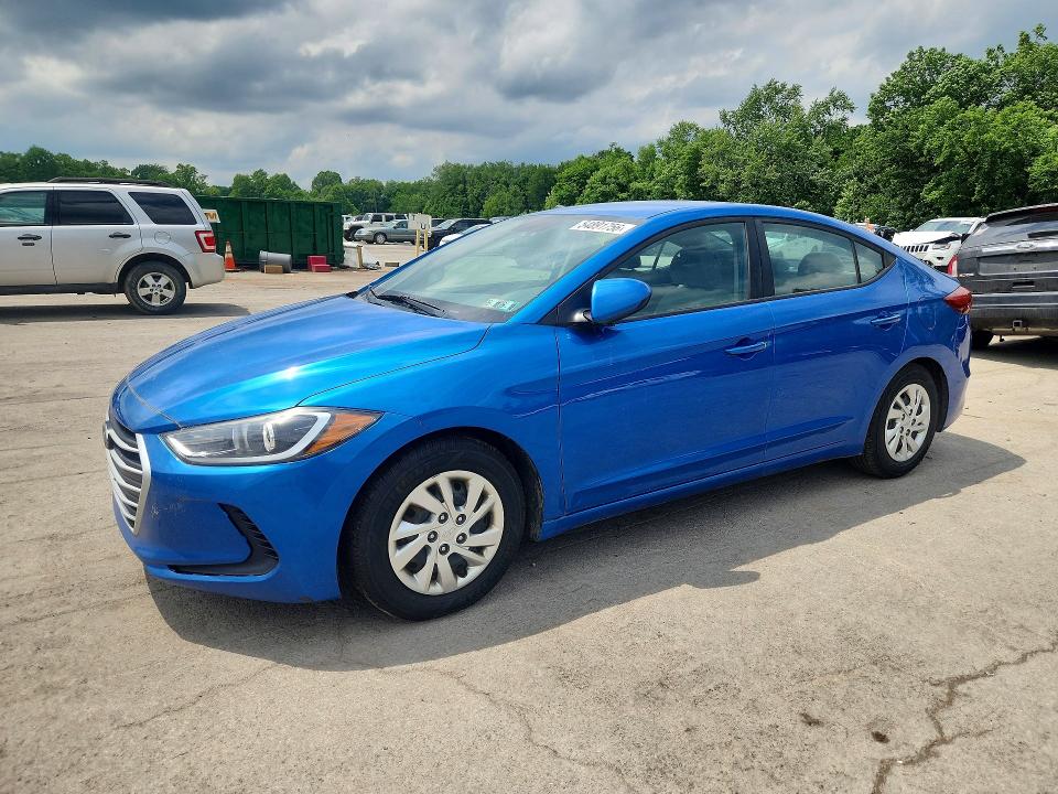 2017 HYUNDAI ELANTRA — VIN KMHD74LF9HU090012