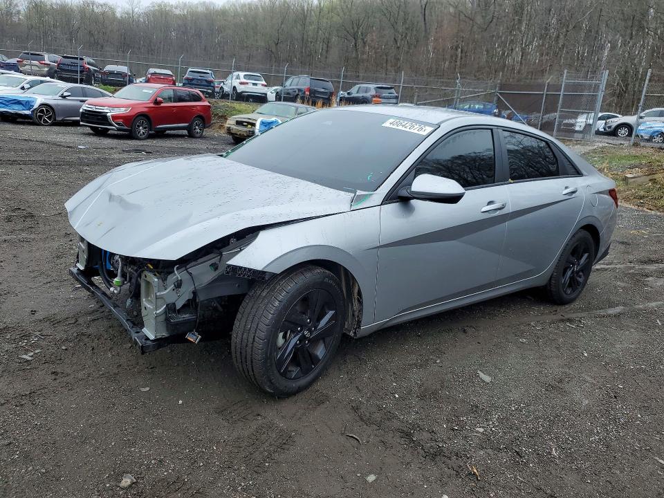 2022 HYUNDAI ELANTRA — VIN 5NPLM4AG9NH080073
