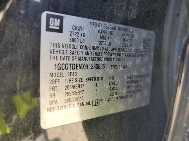 1GCGTDENXH1235805