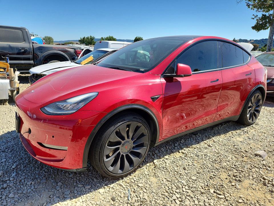 2022 TESLA MODEL Y — VIN 7SAYGAEE8NF401607