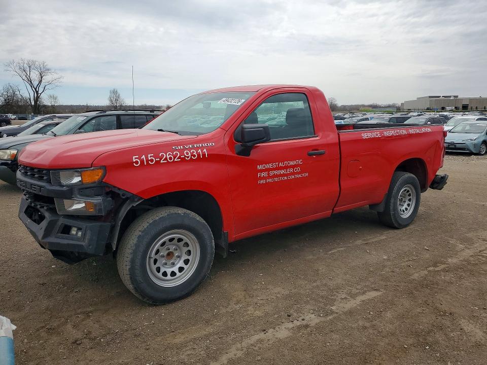 2021 CHEVROLET SILVERADO — VIN 3GCNWAEF5MG180682