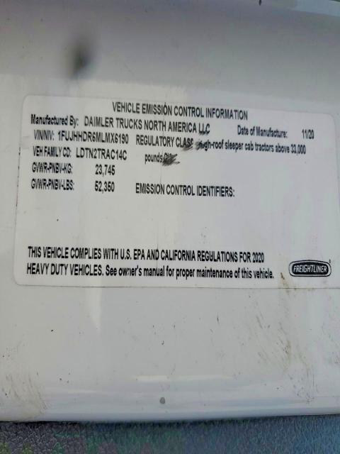 1FUJHHDR6MLMX6190