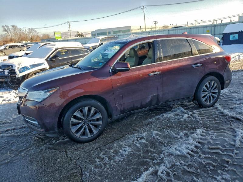 2016 ACURA MDX TECHNO — VIN 5FRYD4H4XGB060111