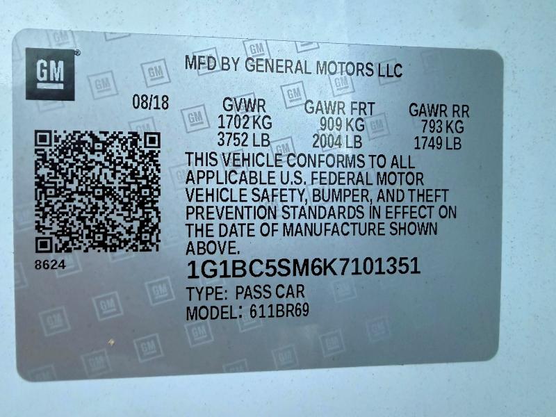1G1BC5SM6K7101351