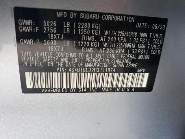 4S4BTGLD2R3111874