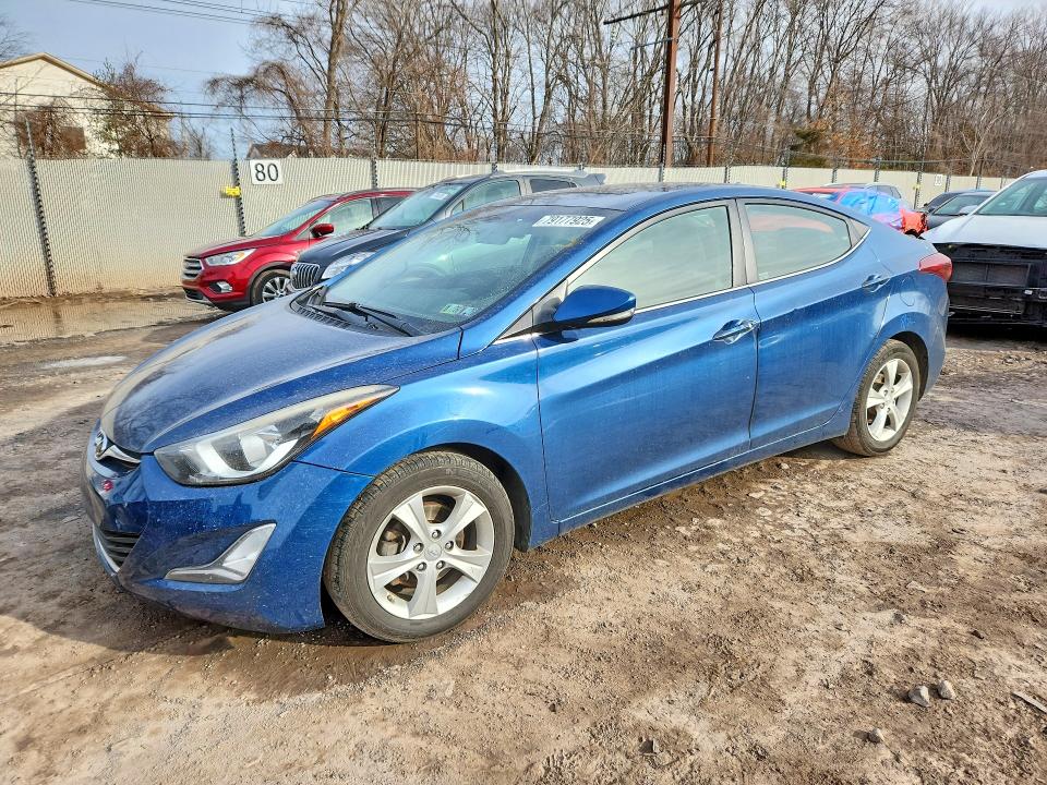 2016 HYUNDAI ELANTRA — VIN KMHDH4AE1GU493486