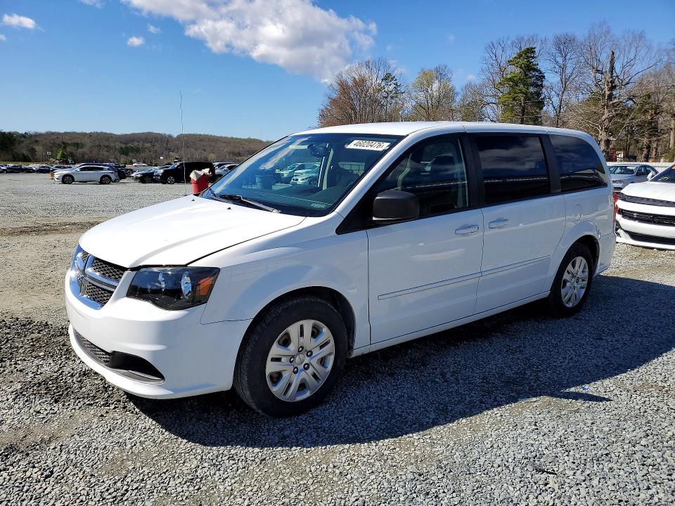 2016 DODGE GRAND CARAVAN — VIN 2C4RDGBG3GR398660