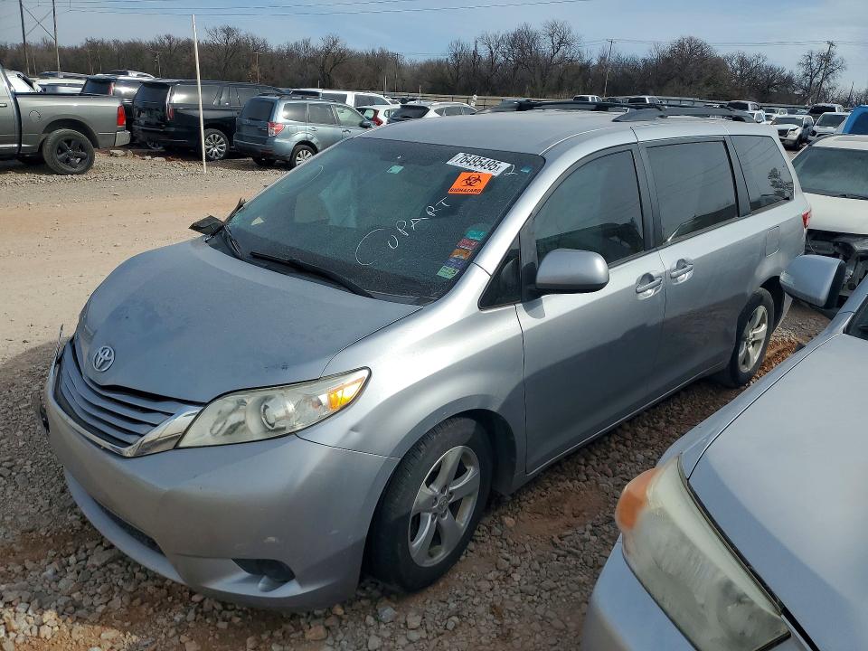 2017 TOYOTA SIENNA — VIN 5TDKZ3DCXHS803962