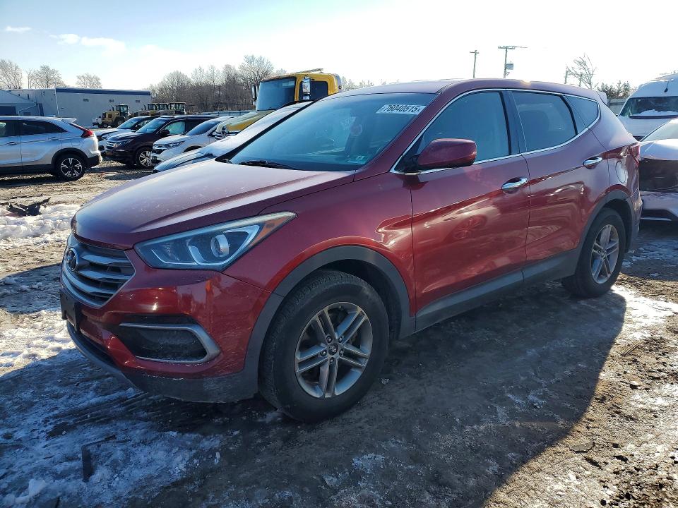 2017 HYUNDAI SANTA FE S — VIN 5XYZTDLB0HG438042