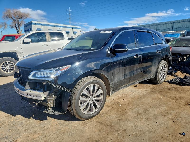 2016 ACURA MDX — VIN 5FRYD4H40GB038408