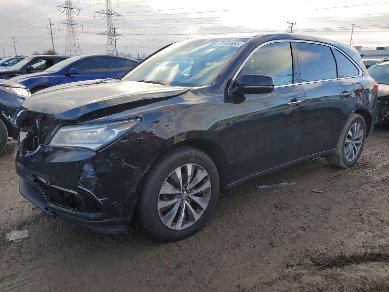 2014 ACURA MDX TECHNO — VIN 5FRYD4H40EB021069