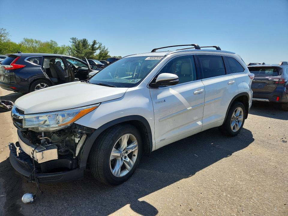 2016 TOYOTA HIGHLANDER HYBRID — VIN 5TDDCRFH9GS014612
