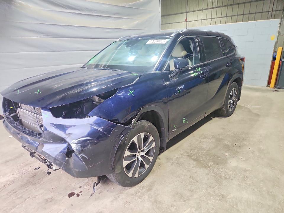 2021 TOYOTA HIGHLANDER HYBRID — VIN 5TDGBRCH5MS528621