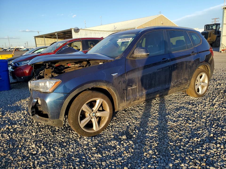 2017 BMW X3 — VIN 5UXWX7C54H0U41971