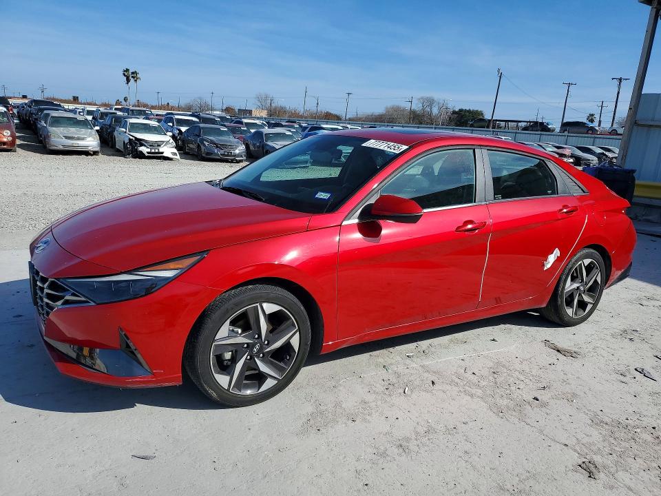 2021 HYUNDAI ELANTRA — VIN 5NPLP4AG5MH027215