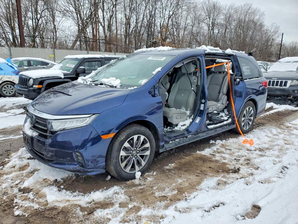2022 HONDA ODYSSEY — VIN 5FNRL6H72NB009715