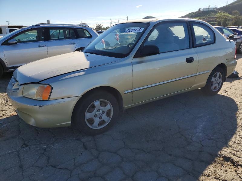 2001 HYUNDAI ACCENT GS — VIN KMHCG35CX1U077011