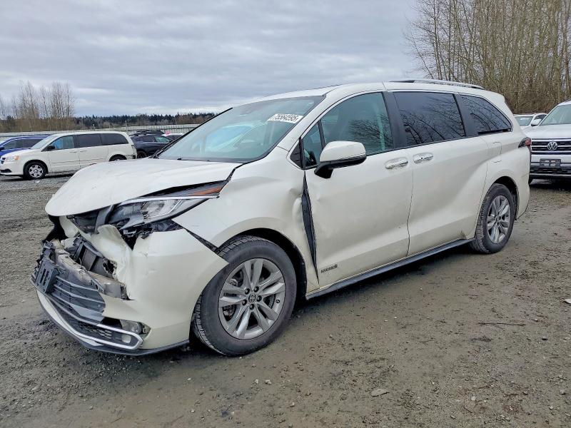 2021 TOYOTA SIENNA LIM — VIN 5TDZSKFC6MS009271