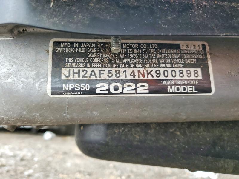 JH2AF5814NK900898