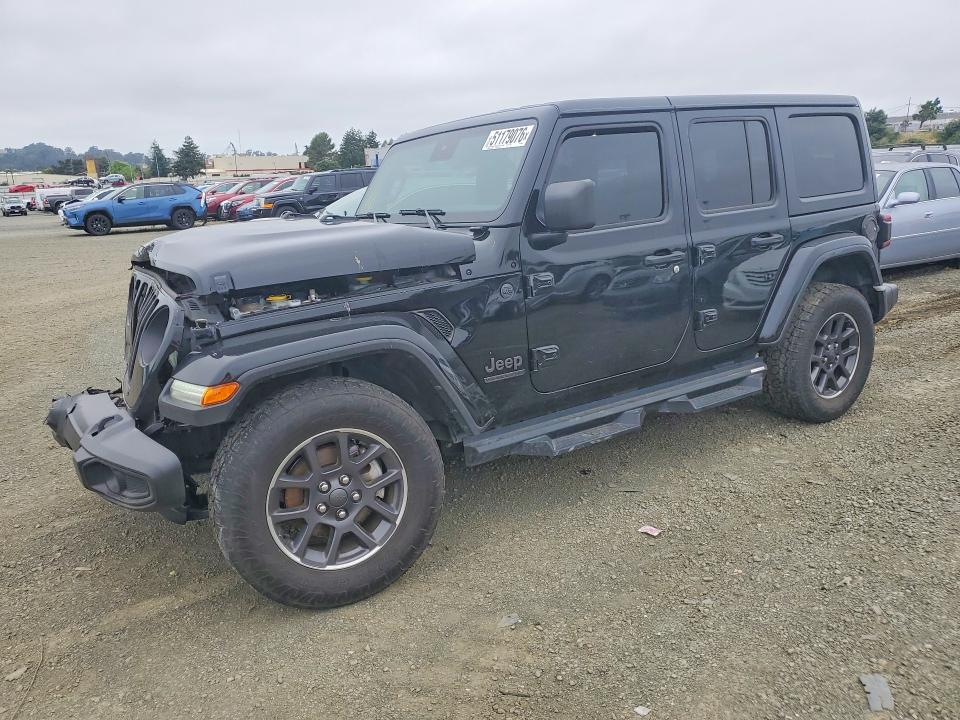 2021 JEEP WRANGLER UNLIMITED — VIN 1C4HJXDG0MW604358