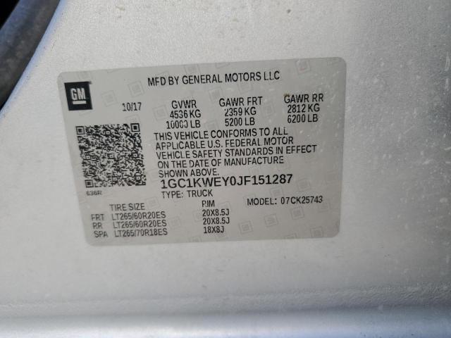 1GC1KWEY0JF151287